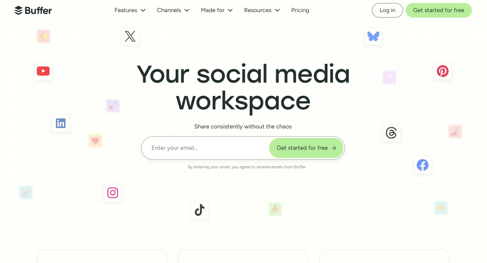 Buffer scheduler dashboard